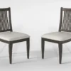 Valencia Dining Side Chair With Upholstered Seat Set Of 2 -Furniluxe 312830 grey wood dining chair signature 01