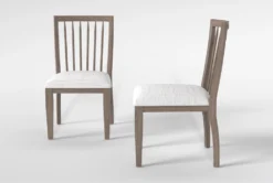 Luis Wood Back Dining Chair Set Of 2 -Furniluxe 312846 beige wood dining chair side 20