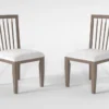 Luis Wood Back Dining Chair Set Of 2 -Furniluxe 312846 beige wood dining chair signature 01