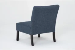 Rosie Denim Accent Chair -Furniluxe 313057 blue fabric accent chair side 18