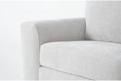 Banks II Oversized Chair -Furniluxe 313411 grey fabric chair detail 45