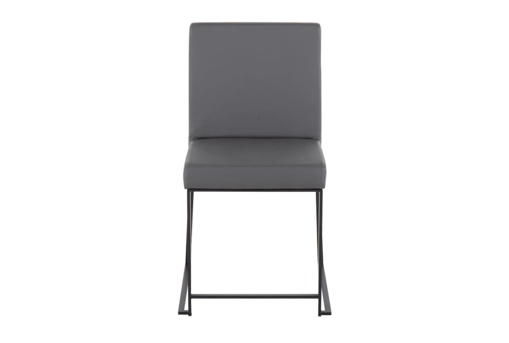 Ian Grey Faux Leather Dining Chair Set Of 2 8 Ian Grey Faux Leather Dining Chair Set Of 2 - Image 6