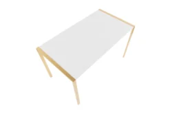 Ian Gold Metal With White Marble Top 50" Dining Table -Furniluxe 314387 gold metal dining table top 31