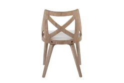 Ashton White Washed Wood And Cream Fabric Dining Chair Set Of 2 11 Ashton White Washed Wood And Cream Fabric Dining Chair Set Of 2 -Furniluxe 314422 white polyester dining chair back 82