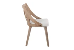 Ashton White Washed Wood And Cream Fabric Dining Chair Set Of 2 13 Ashton White Washed Wood And Cream Fabric Dining Chair Set Of 2 -Furniluxe 314422 white polyester dining chair side 14