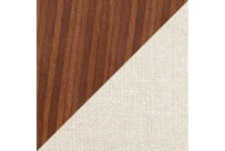 Rizzi Walnut And Cream Fabric Dining Chair Set Of 2 12 Rizzi Walnut And Cream Fabric Dining Chair Set Of 2 -Furniluxe 314424 white polyester dining chair material 76