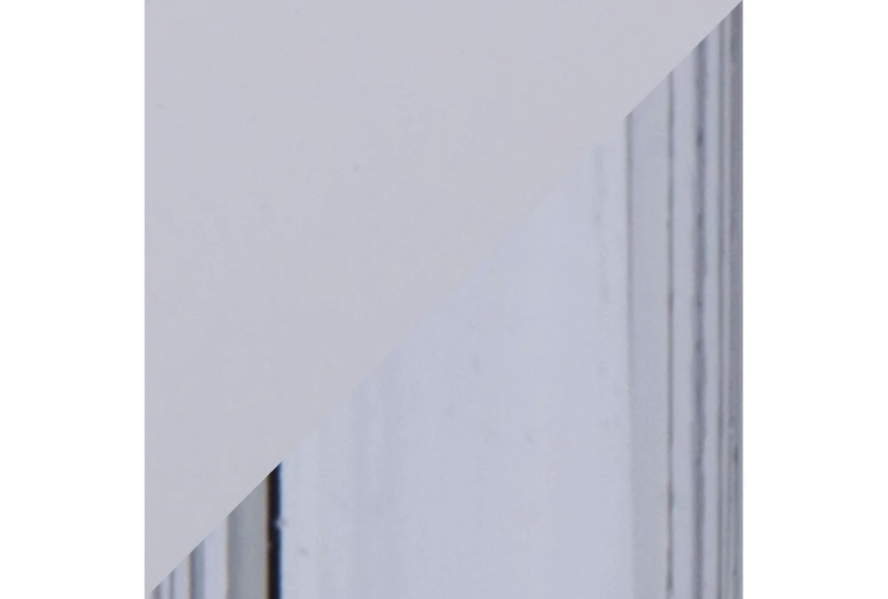 Emma Chrome Steel Pedestal Base And White Wood 27" Counter Table 4 Emma Chrome Steel Pedestal Base And White Wood 27" Counter Table - Image 2