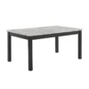 Leslie 68" Faux Marble Dining Table -Furniluxe 315416 black acrylic dining table signature 01