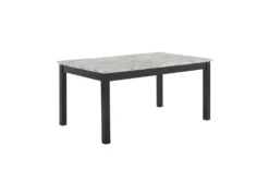 Leslie 68" Faux Marble Dining Table