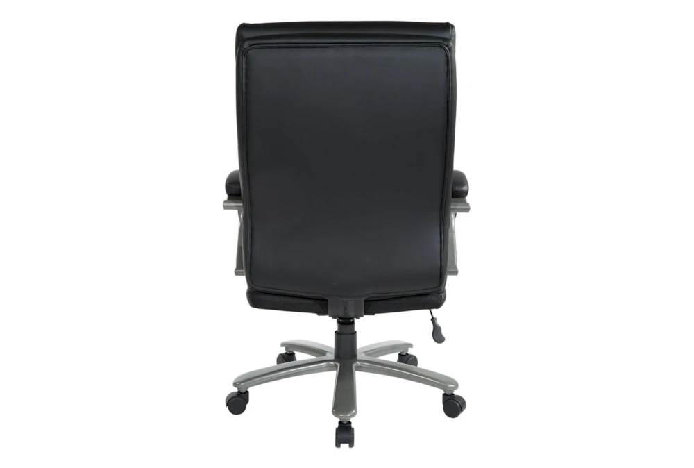 Ezra Big And Tall Faux Leather Office Chair 4 Ezra Big And Tall Faux Leather Office Chair - Image 2