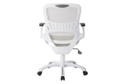 Caty White Mesh Office Chair With Wheels 7 Caty White Mesh Office Chair With Wheels -Furniluxe 315490 white polyester office chair detail 45
