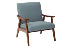 Davis Klein Sea Chair With Medium Espresso Frame
