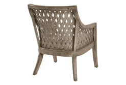 Breezy Lounge Chair With Cushion In Grey Wash Finish -Furniluxe 316109 grey plywood accent chair detail 45