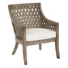 Breezy Lounge Chair With Cushion In Grey Wash Finish -Furniluxe 316109 grey plywood accent chair signature 01
