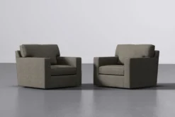 Layne 36" Swivel Accent Chair Set Of 2 By Nate Berkus + Jeremiah Brent