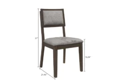 Eamer Dining Side Chair 11 Eamer Dining Side Chair -Furniluxe 316805 grey wood dining chair detail 47