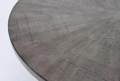 Matty 48" Round Dining Table -Furniluxe 316809 black wood dining table detail 45