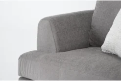 Pierson Chenille Swivel Chair 13 Pierson Chenille Swivel Chair -Furniluxe 318104 grey fabric accent chair detail 44