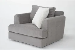 Pierson Chenille Swivel Chair 12 Pierson Chenille Swivel Chair -Furniluxe 318104 grey fabric accent chair side 19