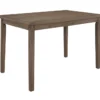 Liliana 48" Dining Table 1 Liliana 48" Dining Table -Furniluxe 318682 brown wood dining set signature 01