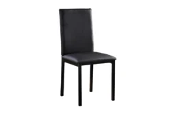 Bianca Black Dining Side Chair Set Of 4 10 Bianca Black Dining Side Chair Set Of 4 -Furniluxe 319145 black metal dining set side 14