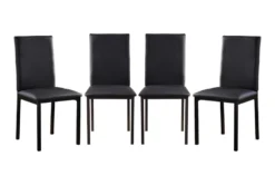 Bianca Black Dining Side Chair Set Of 4