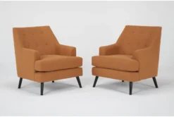 Celestino Copper Accent Chairs, Set Of 2