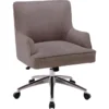 Stone Grey Fabric Office Chair -Furniluxe 320471 brown polyester office chair signature 01