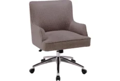 Stone Grey Fabric Office Chair