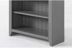 Westlawn 48" Grey Boookcase -Furniluxe 320498 grey wood bookcase detail 45