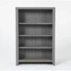 Westlawn 48" Grey Boookcase -Furniluxe 320498 grey wood bookcase signature 01