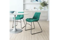 Tandy Green Dining Chair Set Of 2 -Furniluxe 320950 green plywood dining chair room 85