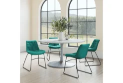 Tandy Green Dining Chair Set Of 2 -Furniluxe 320950 green plywood dining chair room 86