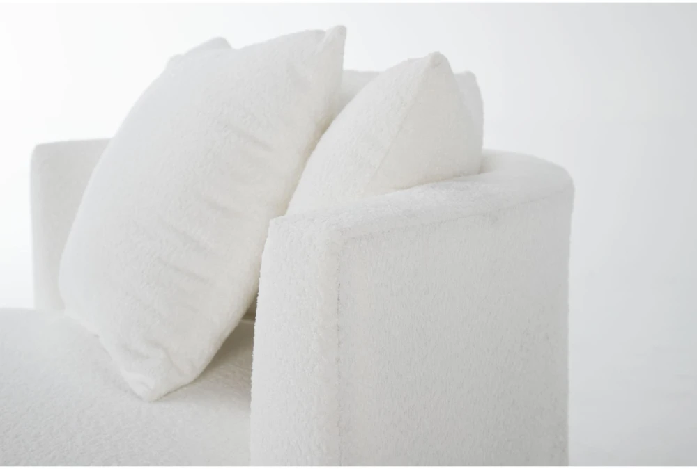 Nest III Gibson 49" White Swivel Cuddler 6 Nest III Gibson 49" White Swivel Cuddler - Image 4