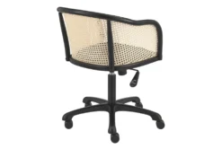 Hedda Office Chair With Black Velvet Seat -Furniluxe 321588 black velvet office chair detail 46