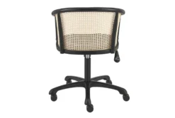 Hedda Office Chair With Black Velvet Seat -Furniluxe 321588 black velvet office chair detail 47