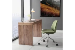 Lior Green Office Chair With Polished Aluminum Base -Furniluxe 321647 green polyester office chair detail 52