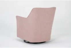 Samira Blush Swivel Glider Chairs, Set Of 2 -Furniluxe 322550 pink fabric swivel glider side 15