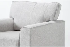 Shea Pepper Chair & Ottoman Set -Furniluxe 323055 white fabric chair and ottoman set detail 45