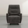 Rogan II Fabric Power Rocker Recliner -Furniluxe 84266 grey fabric recliner signature 01
