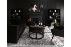 Benton Room Divider Bookcase -Furniluxe 84374 black wood room divider room 41