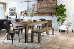 Amos 71-91" Extension Dining Table -Furniluxe 85249 v2 grey wood extension dining table room 09