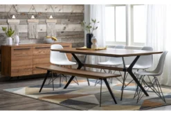 Alexa White Dining Side Chair -Furniluxe 92331 white plastic dining chair room 44