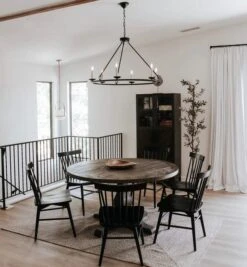 Caden 55" Round Dining Table -Furniluxe normal 15