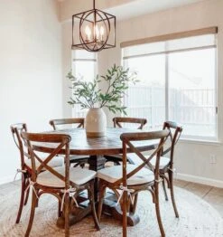 Caden 55" Round Dining Table -Furniluxe normal 16